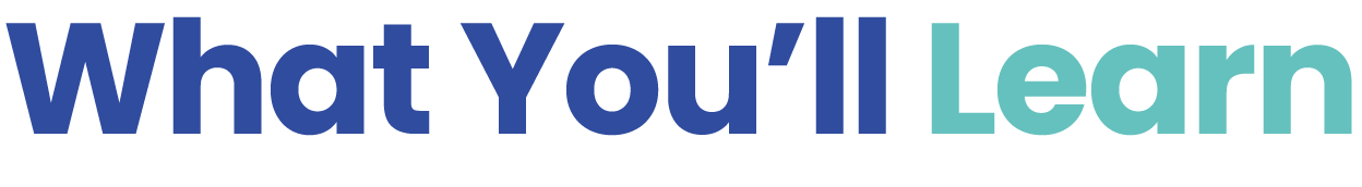 6-What Youll Learn
