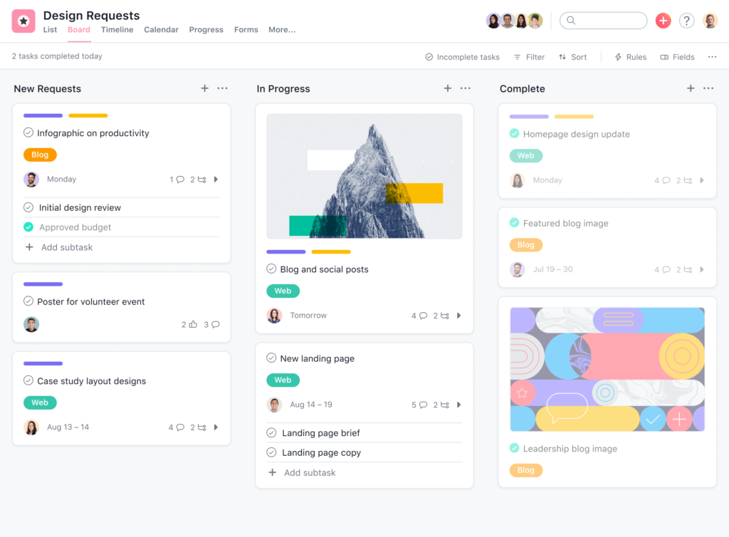 Asana Page