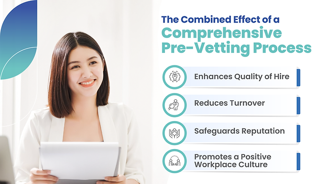 The Combined Effect: A Comprehensive Pre-Vetting Process